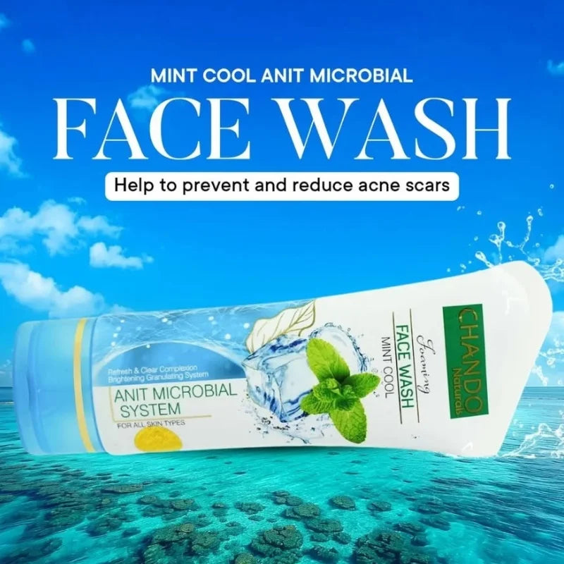 Face Wash | Chando Naturals Mint Cool Anti-Microbial