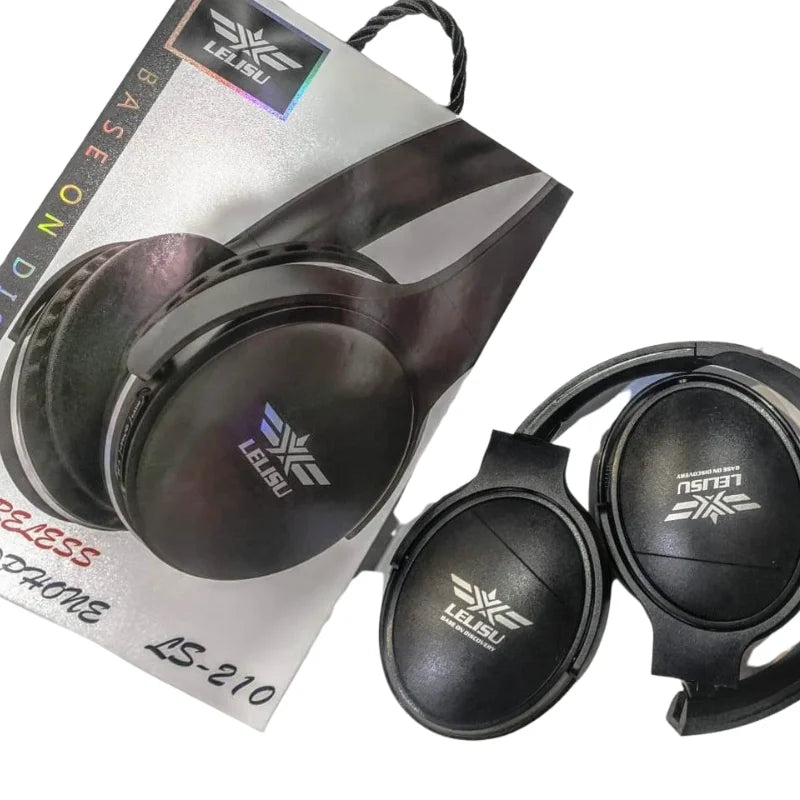 Lelisu LS-210 Wireless Headphones | Deep Bass, Noise-Canceling & Long Battery Life