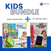 Magic Water Book with Pen + 6.5-Inch Multi-Color LCD Writing Tablet Bundle for Kids