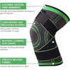 Adjustable 3D Knee Support Band with Patella Gel Pad & Anti-Slip Grip