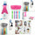 Automatic Toothpaste Dispenser Set with Wall-Mounted Toothbrush Holder