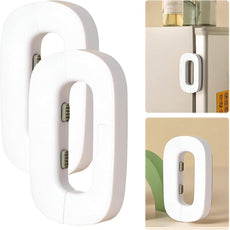 Child Safety Refrigerator Lock | Baby Proof Double Button Fridge Lock Random Colour