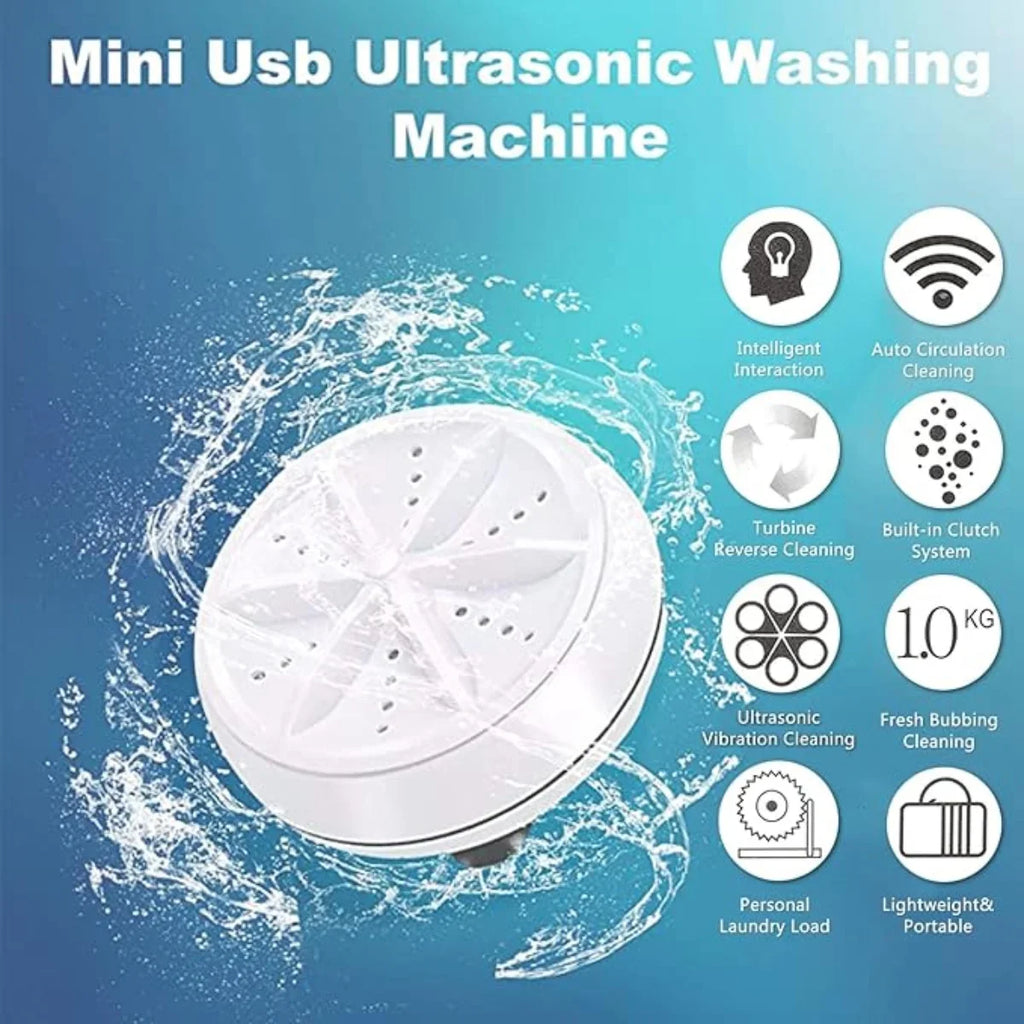Portable USB Mini Turbo Washer