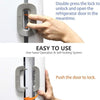 Child Safety Refrigerator Lock | Baby Proof Double Button Fridge Lock Random Colour