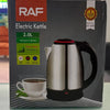 Automatic Electric Kettle 2 Liter Stainless Steel Cordless 1500W with Overheat Protection
