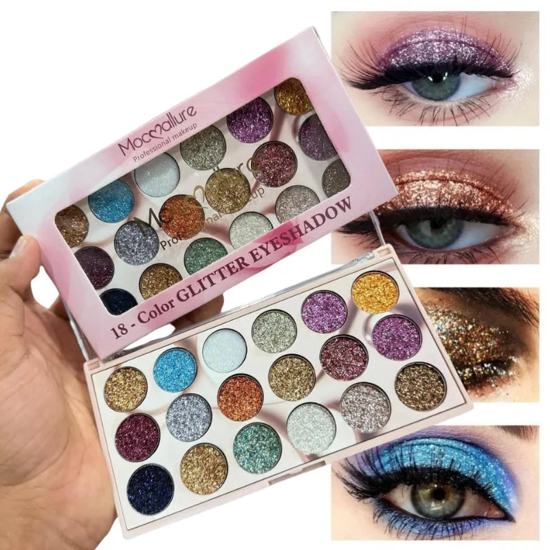 Mocallure 18 Color Glitter Kit
