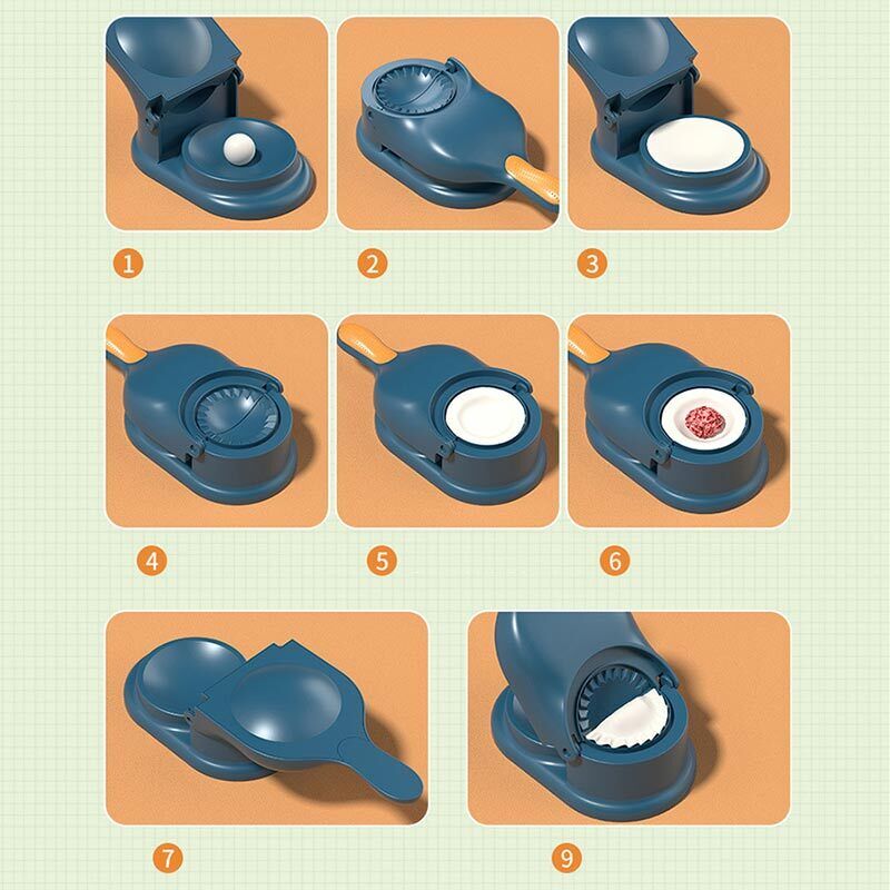 2 In 1 Dumpling Maker | Samosa Maker | Random Colors