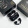 Black A9 Pro ANC Bluetooth 5.4 Wireless Earbuds with Smart Screen and Active Noise Cancellation