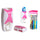 Automatic Toothpaste Dispenser Set with Wall-Mounted Toothbrush Holder