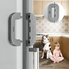 Child Safety Refrigerator Lock | Baby Proof Double Button Fridge Lock Random Colour