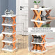 6 Layer X Shap Stackable Shoe Rack Shoe Stand