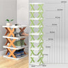 6 Layer X Shap Stackable Shoe Rack Shoe Stand
