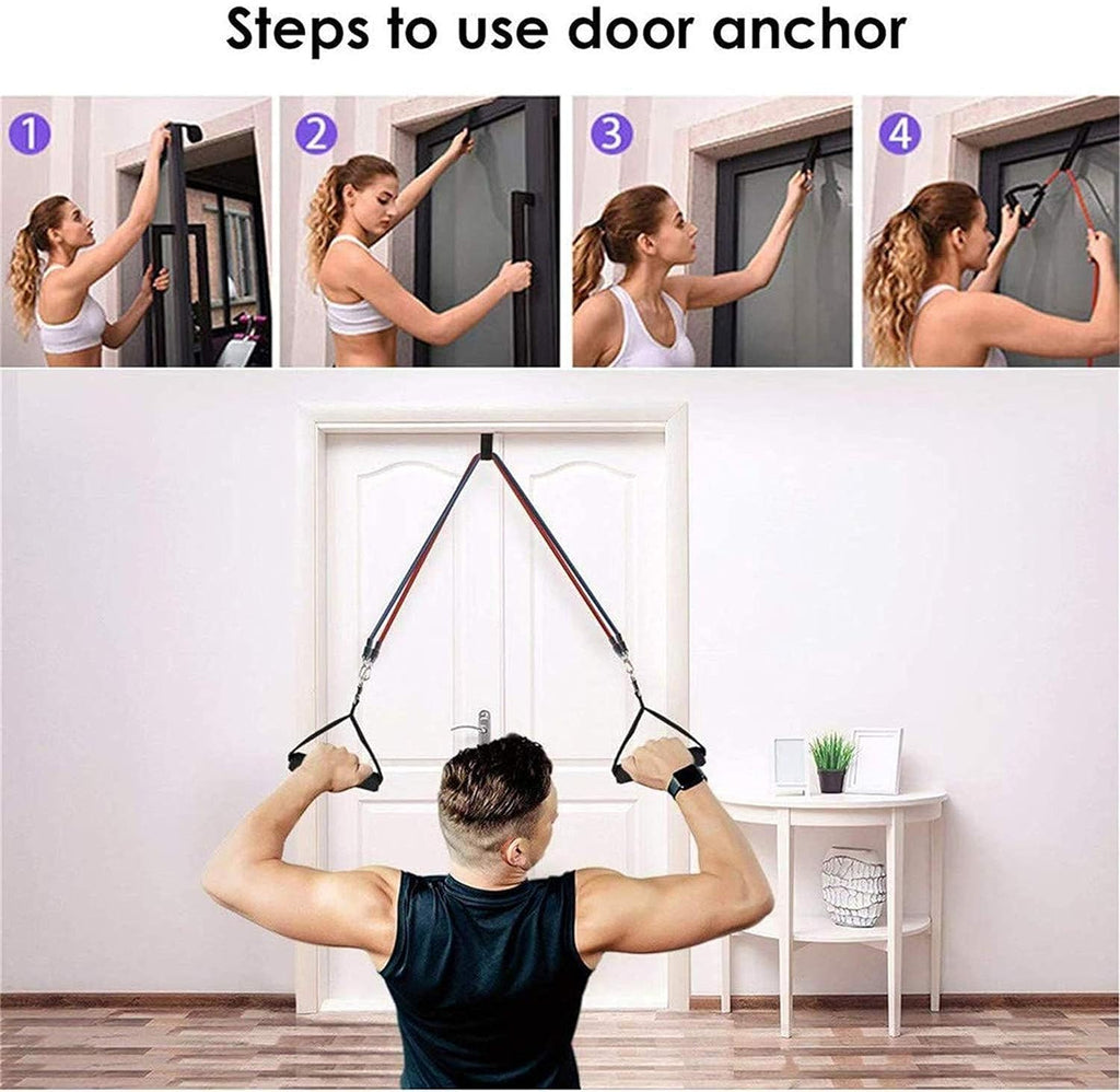 5-in-1 Power Exercise Resistance Band Set