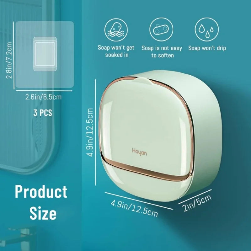 Self-Adhesive Wall-Mounted Luxury Soap Holder