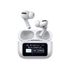 White A9 Pro ANC Bluetooth 5.4 Wireless Earbuds with Smart Screen and Active Noise Cancellation