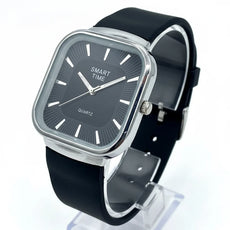 Analog Quartz Watch - Black Dial