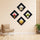 Diomond Wall Hanging Shelves, Pack of 4