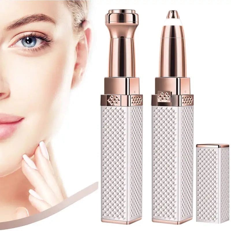 2-in-1 Flawless Facial Hair Remover & Eyebrow Trimmer