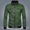 Men's Fleece Plain Bomber Jacket