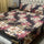 Crystal Cotton Printed Double Bedsheet 3pcs