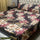 Crystal Cotton Printed Double Bedsheet 3pcs