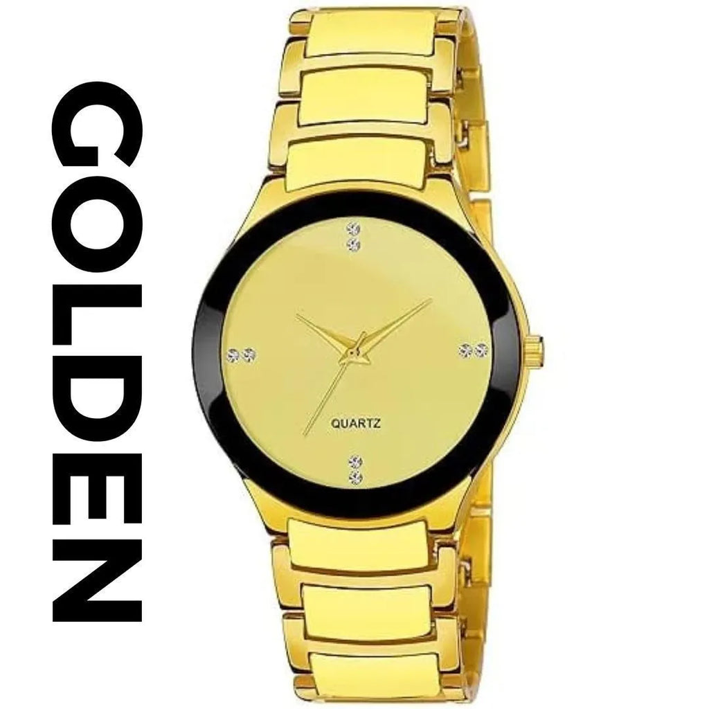 Men's Rose Gold Analogue Watch