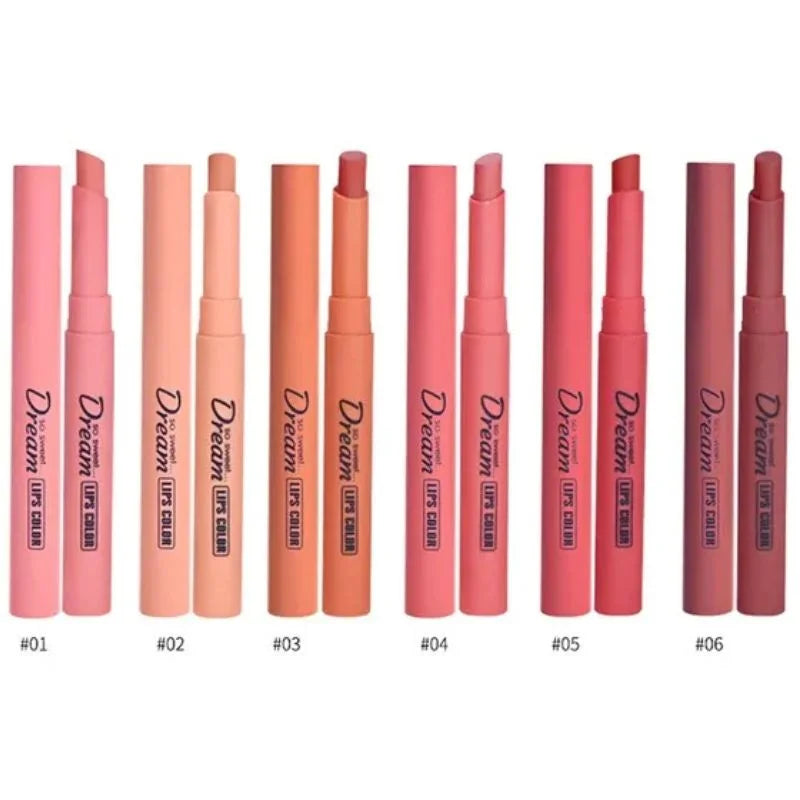 Hengfang Matte Dream Lipstick Set – 6-Piece