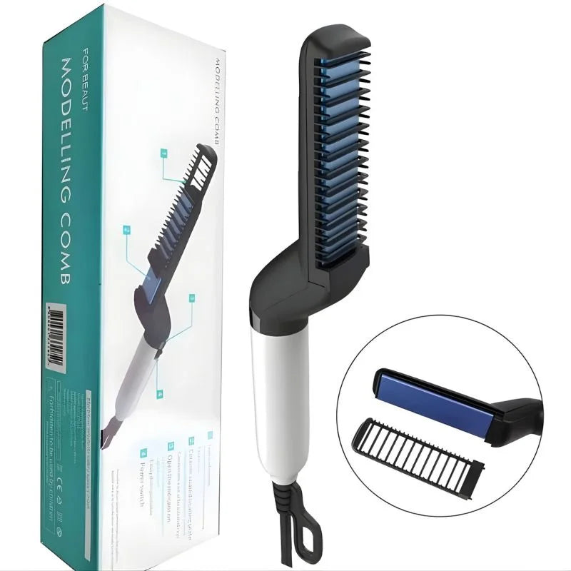 Hair & Beard Straightener Comb for Men