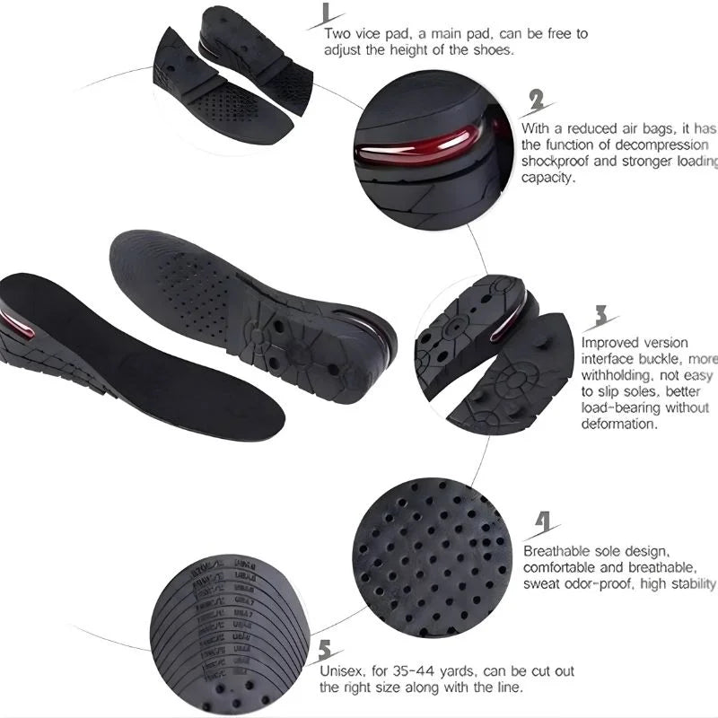 4 Layer Height Increase Insoles