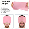 Headache Relief Gel Cap Hot Cold Therapy | Migraine, Tension & Puffy Eyes Relief