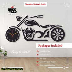 Stylish Bike Design Wall Clock