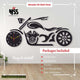 Stylish Bike Design Wall Clock