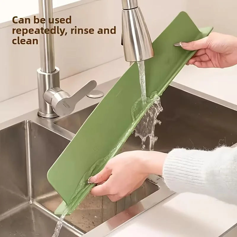 Large Size Silicone Sink Splash Guard Set