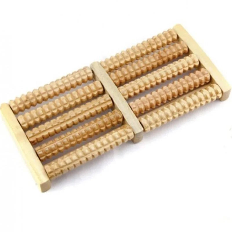 Wooden Foot Roller Massager