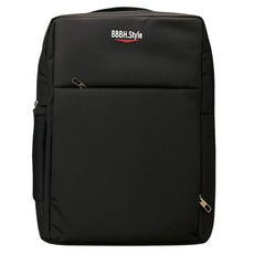 Slim Business Laptop Backpack | Lightweight Travel & Office Bag with Multi-Pockets | Black