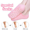 Reusable Silicone Spa Gel Socks for Dry Feet & Cracked Heels