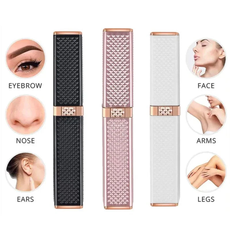 2-in-1 Flawless Facial Hair Remover & Eyebrow Trimmer