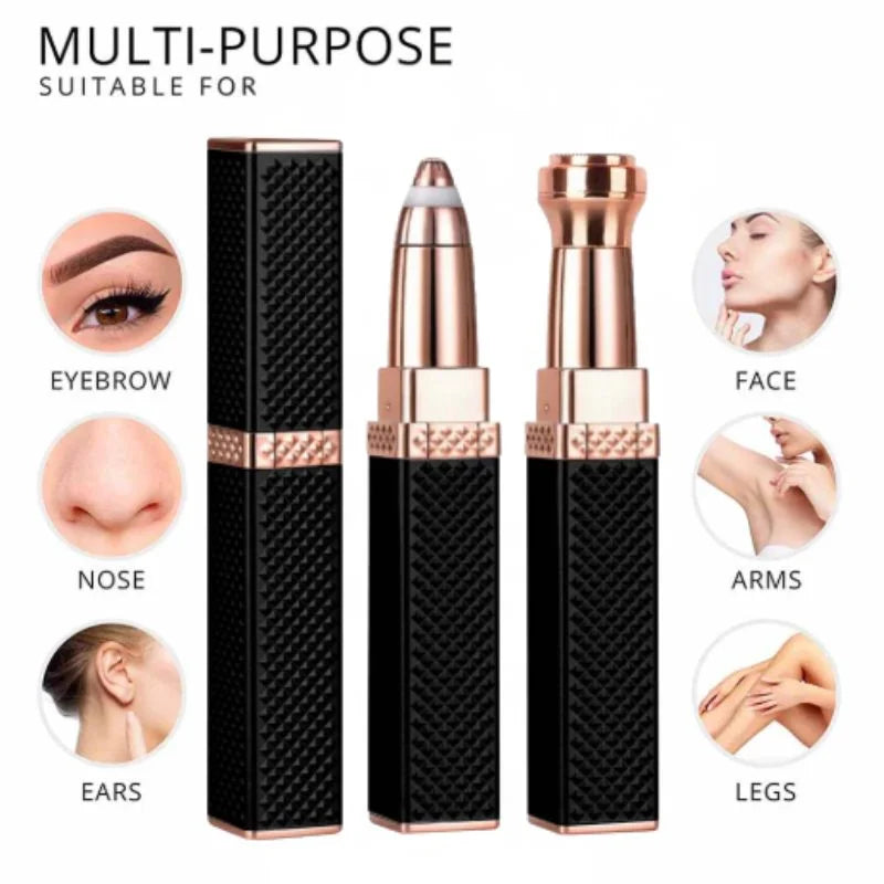 2-in-1 Flawless Facial Hair Remover & Eyebrow Trimmer