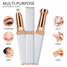 2-in-1 Flawless Facial Hair Remover & Eyebrow Trimmer