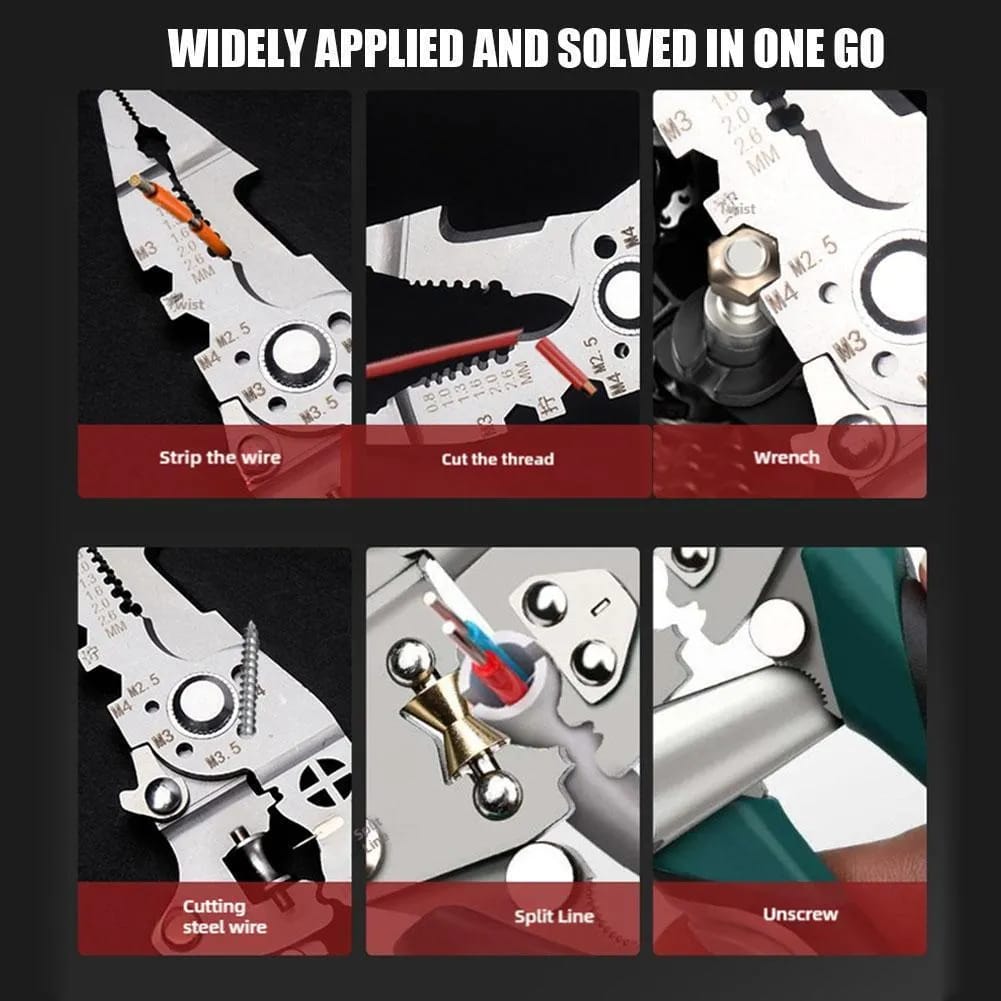 16 In 1 Plier Durable Strong Reliable Multi Functional Compact And Versatile Iron Tool With