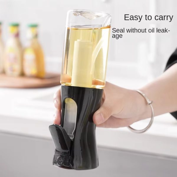 Plastic Glass Spray Bottle | 200ML | BBQ Olive Oil & Vinegar Oil Sprayer