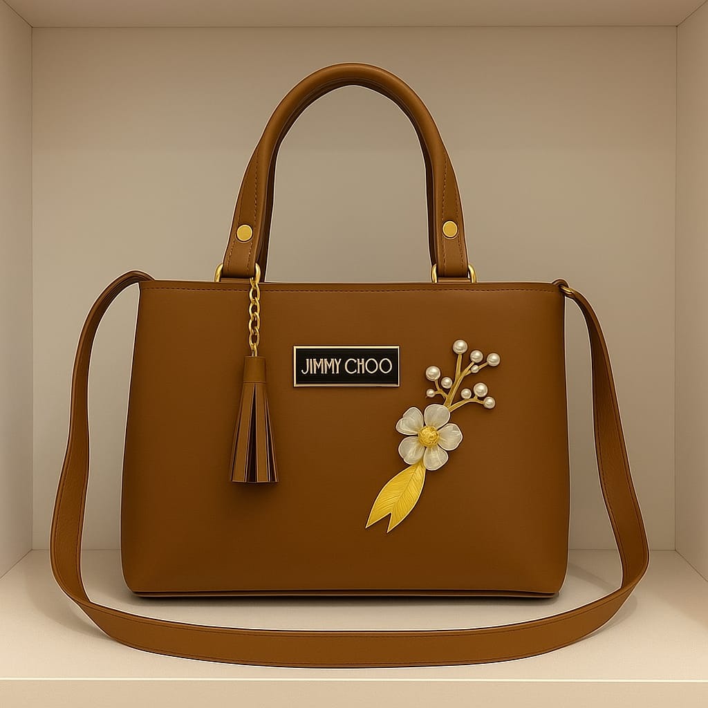 Hand Bags - Shoulder Bag with long belt