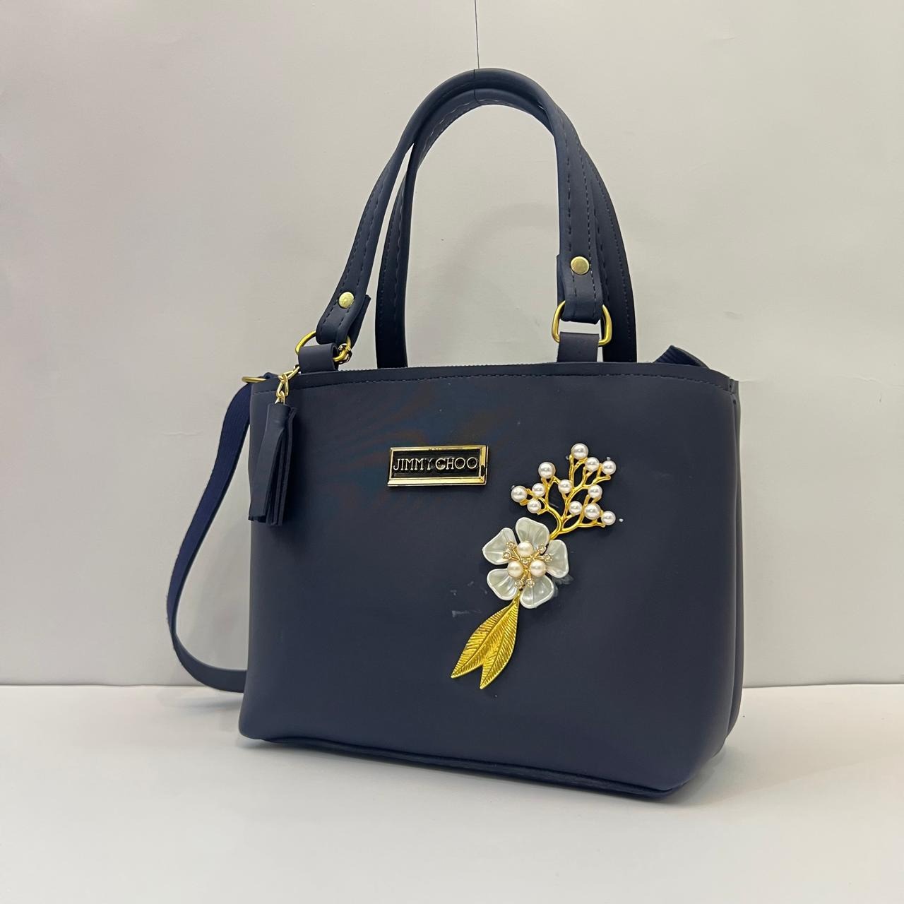 Hand Bags - Shoulder Bag with long belt