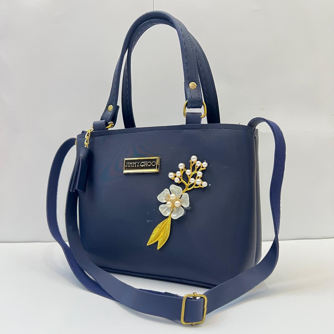 Hand Bags - Shoulder Bag with long belt