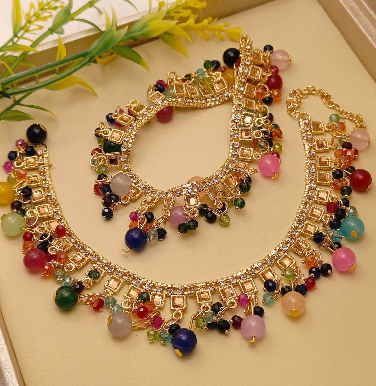 New Fancy traditional crystal pazeb FOOT Anklet