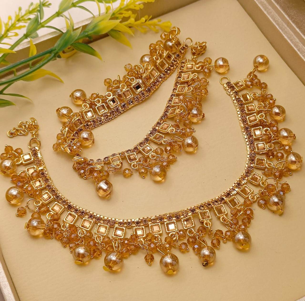 New Fancy traditional crystal pazeb FOOT Anklet