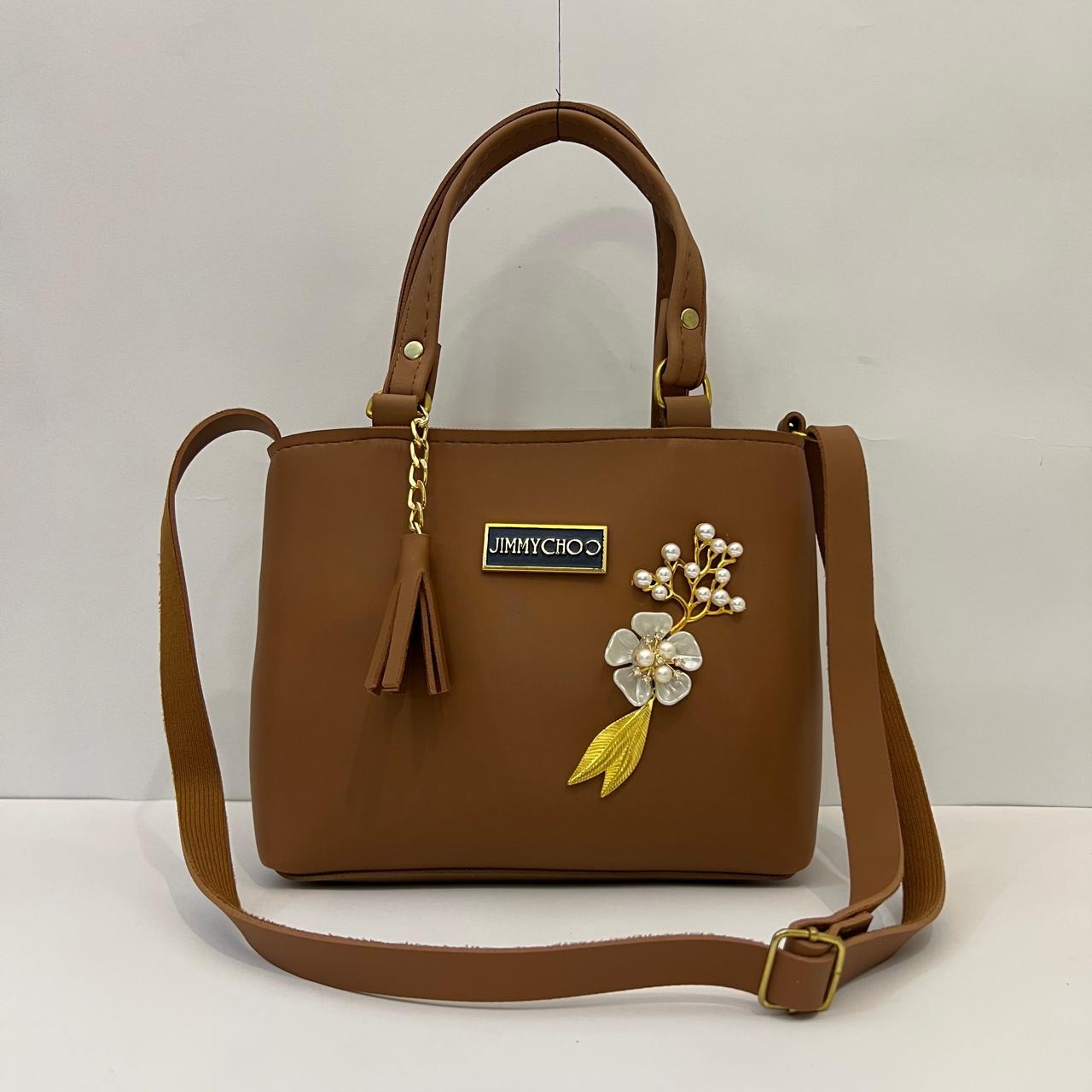 Hand Bags - Shoulder Bag with long belt