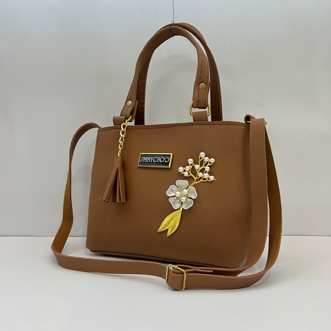 Hand Bags - Shoulder Bag with long belt