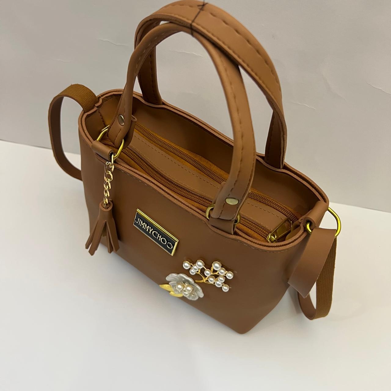 Hand Bags - Shoulder Bag with long belt