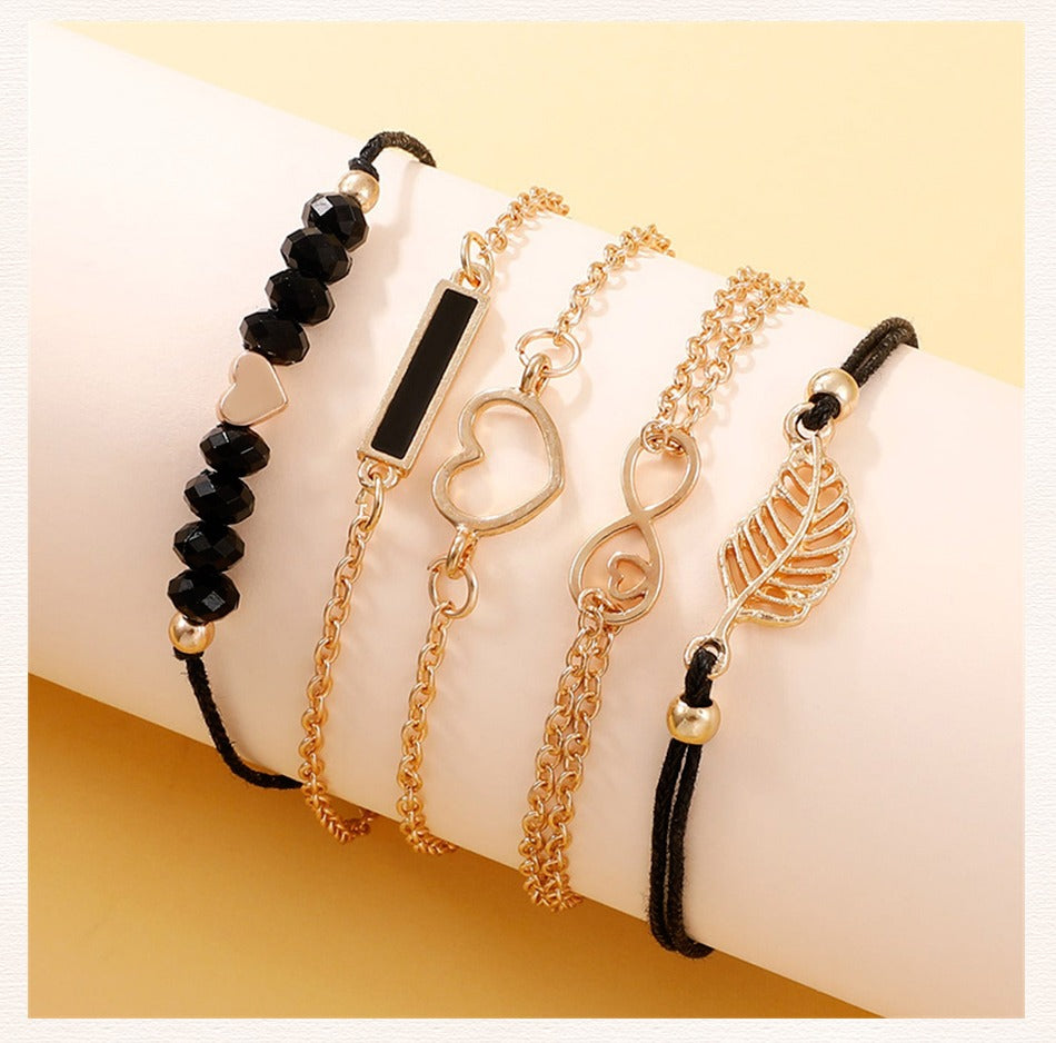 6pcs Set Womens Watches Ladies Fashion Butterfly